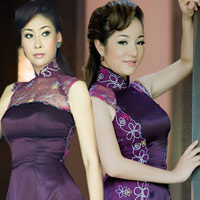 Ngôi sao điện ảnh - Thúy Nga, Hà Kiều Anh dịu dàng sắc tím