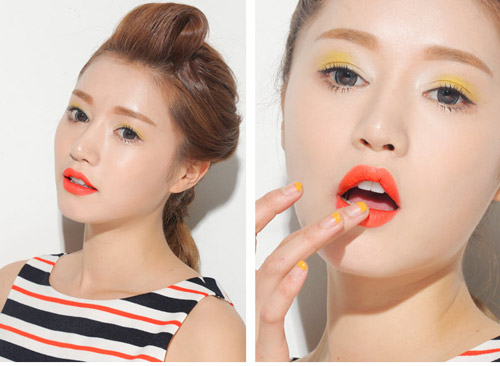 Tươi tắn với trào lưu trang điểm neon - 4