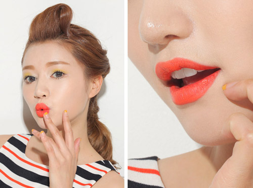 Tươi tắn với trào lưu trang điểm neon - 6