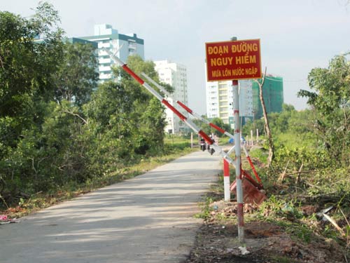 2 SV bị nước cuốn: Hiện trường thay đổi - 2