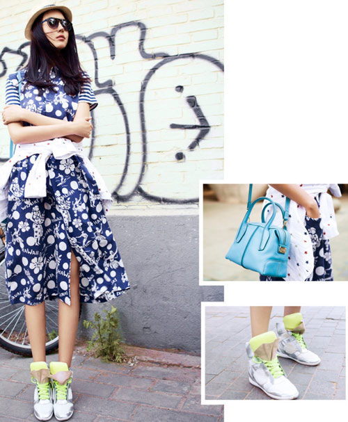 Mặc họa tiết tươi xinh ngày cuối hạ - 7