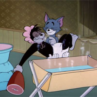 Cười 24h - Video funny TOM &amp; JERRY: Bảo mẫu Tom