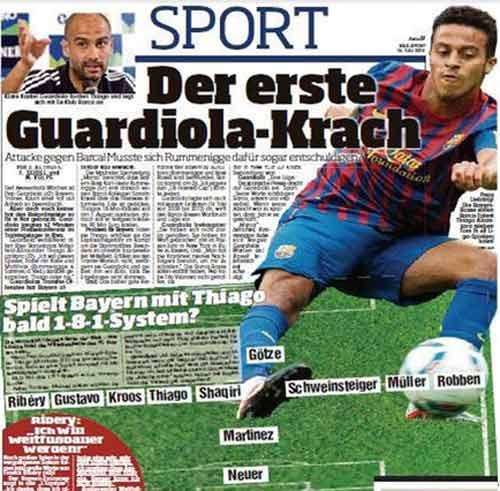 Với Thiago, Bayern có thể chơi 1-8-1 - 2