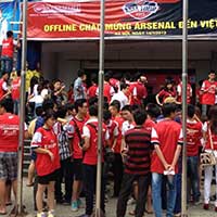 Bóng đá - Fan Việt làm nóng không khí đón Arsenal