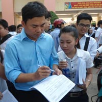Trường ĐH đầu tiên ở TPHCM công bố điểm thi