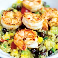 Ẩm thực - Xôi tôm ngũ sắc, thỏa mãn vị giác