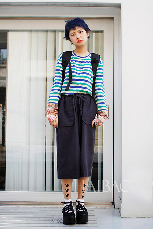 Bạn gái Nhật Bản cá tính đón Thu - 7