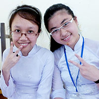 Bạn trẻ - Cuộc sống - Thủ khoa ĐH Ngoại thương thi để thử sức