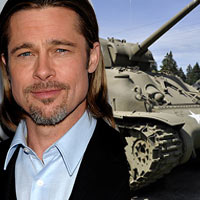 Hậu trường phim - Brad Pitt tập lái tăng dã chiến
