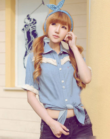 Tóc buộc hai bên cho cô nàng dịu ngọt - 12