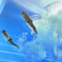 Thể thao - Bộ ảnh tuyệt đẹp dưới nước của các VĐV