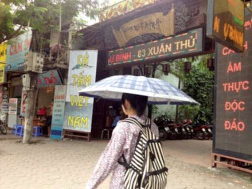 Rộ mốt quảng cáo cá tầm Việt Nam - 1