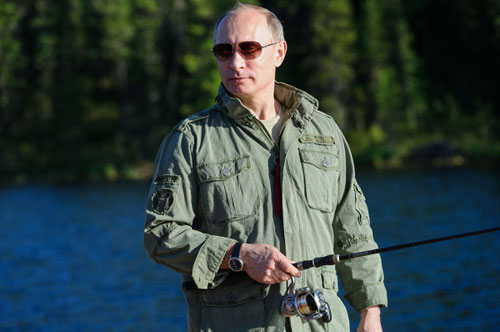 Chùm ảnh: Putin đi nghỉ hè cùng Medvedev - 11