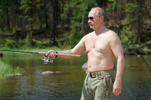 Chùm ảnh: Putin đi nghỉ hè cùng Medvedev - 7