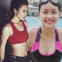 Làm đẹp - Ngắm hình thể khỏe khoắn của Khả Ngân