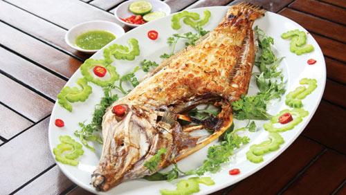 Cá da bò nướng chấm muối ớt - 1