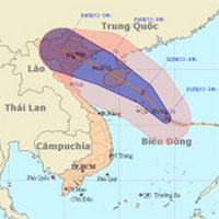 Tin tức trong ngày - Bão số 5 hướng về Bắc Bộ
