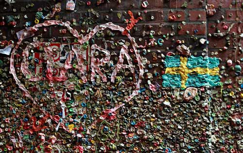 Bức tường kẹo cao su quyến rũ ở Seattle - 3