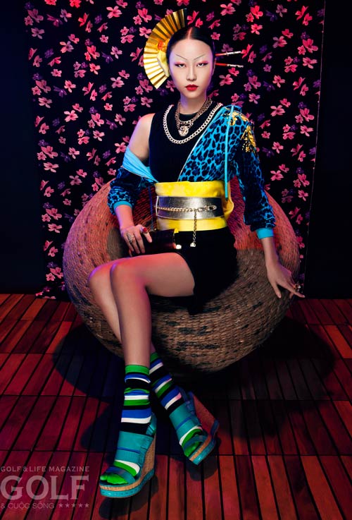 Ngắm chân dài hóa nàng Geisha hiện đại - 1