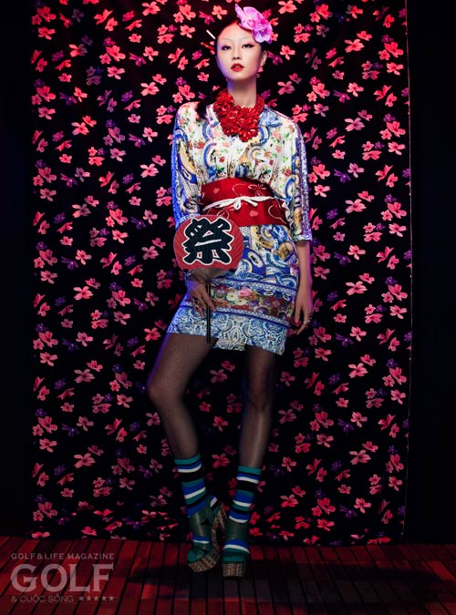 Ngắm chân dài hóa nàng Geisha hiện đại - 3