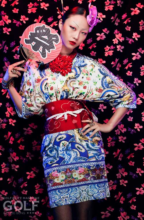 Ngắm chân dài hóa nàng Geisha hiện đại - 4