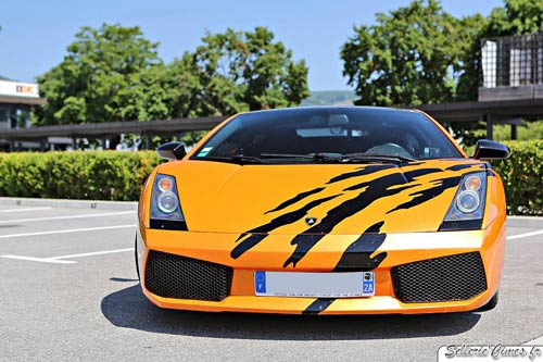 Lamborghini Gallardo đọ dáng bên mô tô khủng - 3