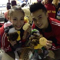 Thể thao - Bá Đông - Thu Hà đoạt HCV Aerobics tại World Games 2013