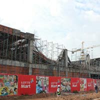 Tin tức trong ngày - Sập công trình thương mại vì máy bơm bê tông