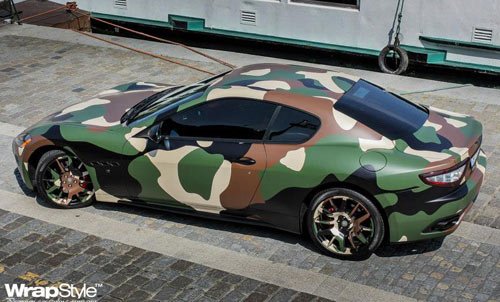 Maserati GranTurismo S phong cách quân đội - 2