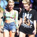 Bí quyết mặc đẹp - Quần chẽn của Miley độc hại với giới trẻ