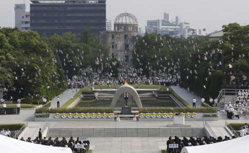 Nhật kỷ niệm 68 năm vụ ném bom Hiroshima - 1