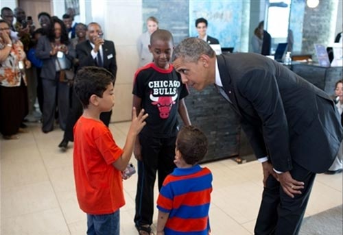 Nhí nhảnh như Tổng thống Mỹ Obama - 9