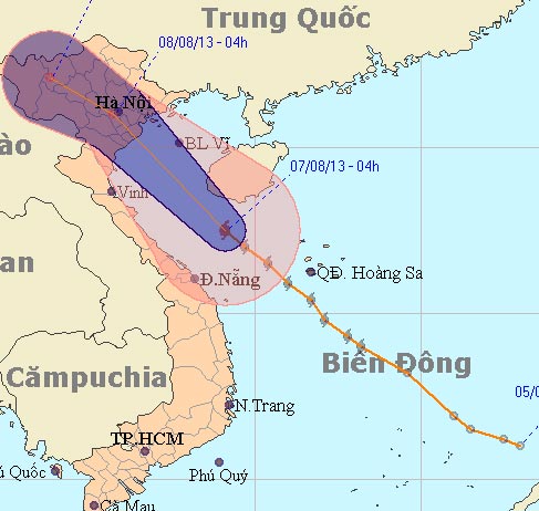 Đêm nay, bão đổ bộ Hải Phòng - Nam Định - 1