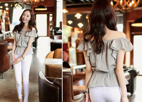 Áo cut-out khoe trọn bờ vai ngọt ngào - 7