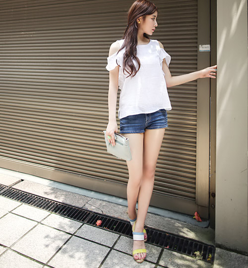 Áo cut-out khoe trọn bờ vai ngọt ngào - 6