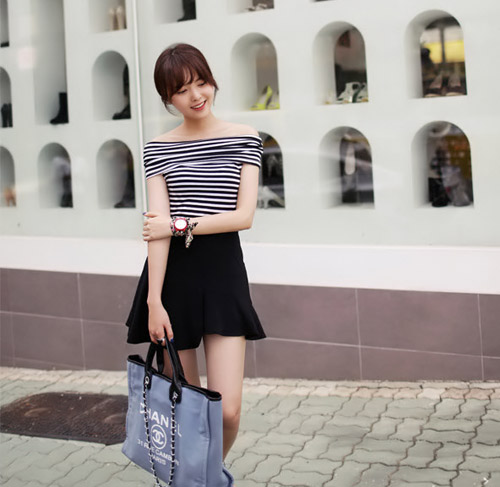 Áo cut-out khoe trọn bờ vai ngọt ngào - 2