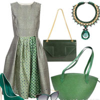 Thời trang công sở - Cùng xanh lá tô điểm cho "mùa heo may"