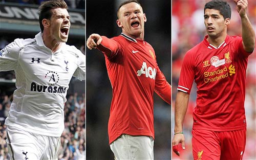 Nhà cái đặt cược tương lai Bale, Rooney, Suarez - 1