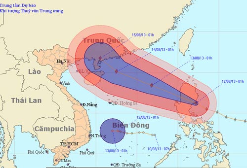 Đầu tuần, biển Đông đón siêu bão Utor - 1