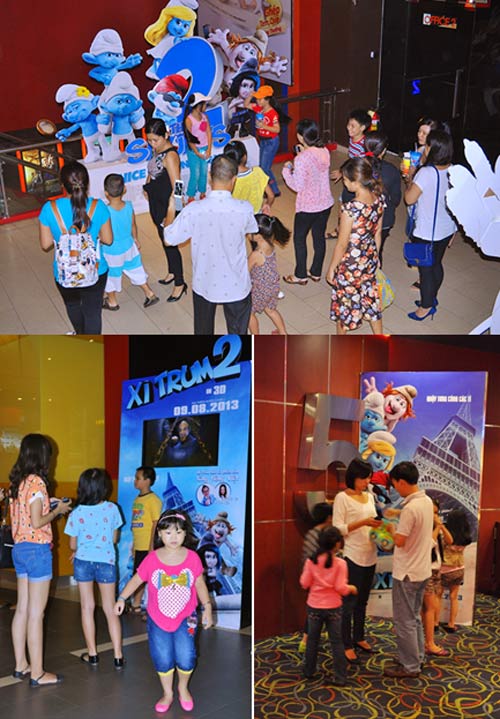 Mưa bão, Xì trum 2 vẫn hút khách - 4