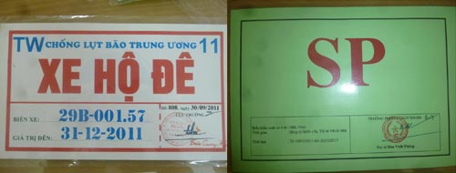 Đột kích lò làm giả Giấy phép vào phố cấm - 3
