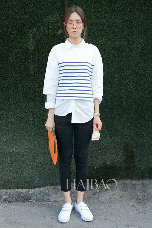 Chân dài quyến rũ trên đường phố Hàn - 3