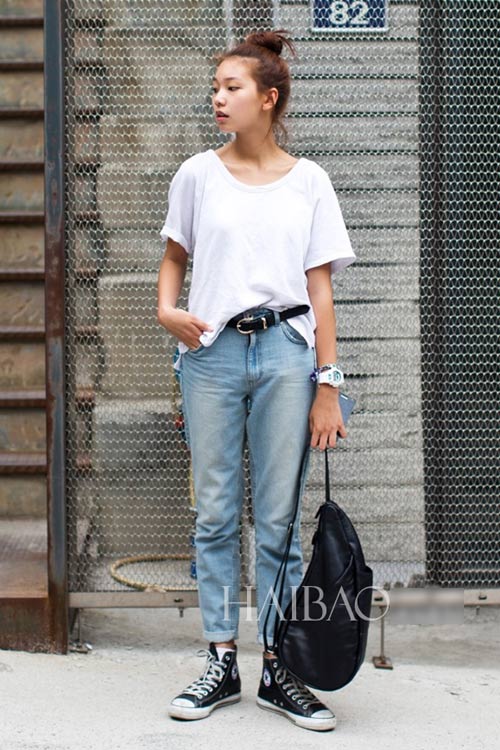 Chân dài quyến rũ trên đường phố Hàn - 18