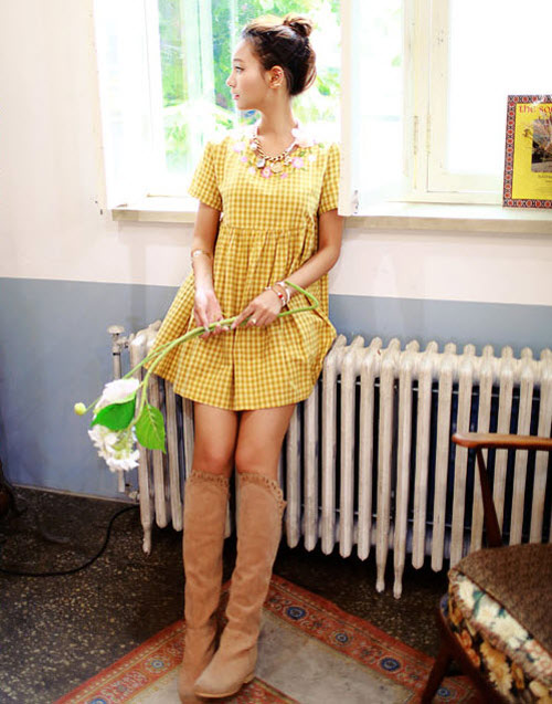 Khéo chọn váy xinh che eo bánh mì - 7