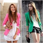 Thời trang công sở - Mùa thu thanh nhã với blazer màu sắc