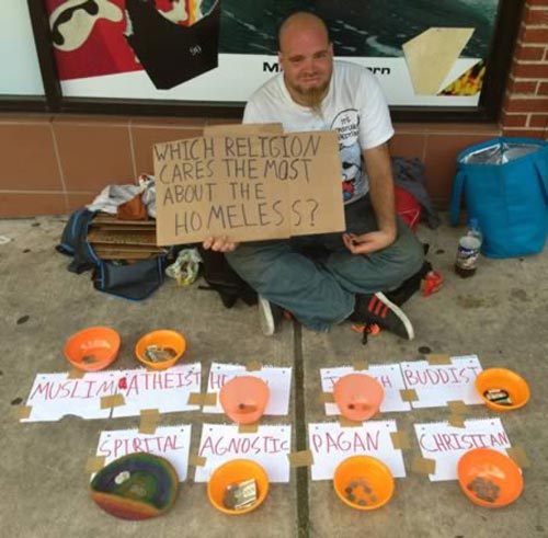 Những kiểu ăn xin có 1 không 2 - 6