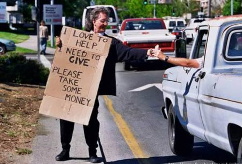 Những kiểu ăn xin có 1 không 2 - 5