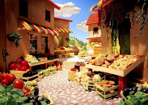 Kỳ thú những bức tranh thức ăn - 1