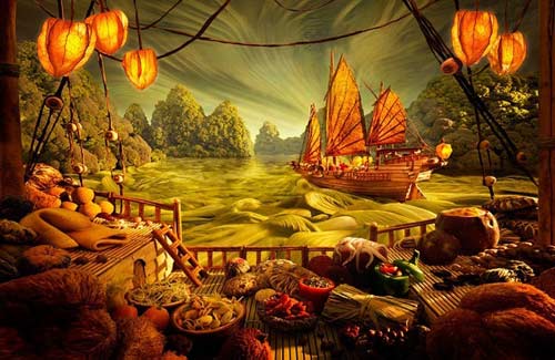 Kỳ thú những bức tranh thức ăn - 4