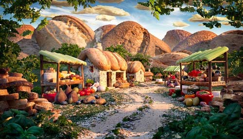 Kỳ thú những bức tranh thức ăn - 5